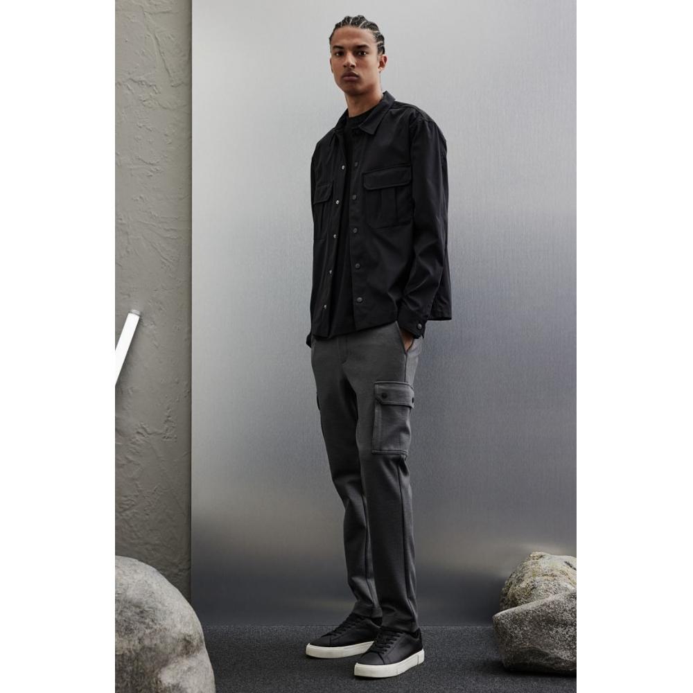 

Брюки-карго HM Slim Fit Темно-серые S