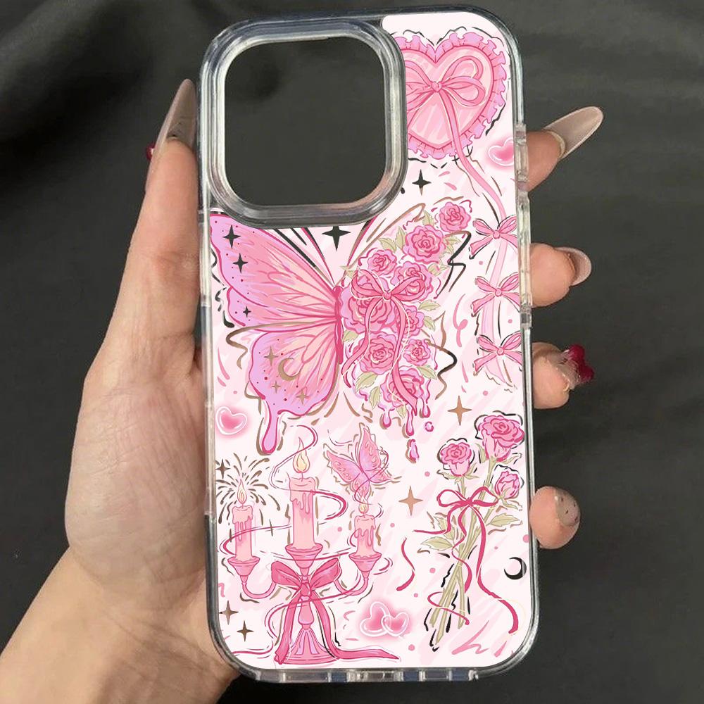 Acrylic Phone Case for iPhone 11 12 13 14 Pro 12 14 16 Pro Max for Samsung A16 A36 A56 S24 FE High-quality Painted Anti-fall Mobile Phone Case