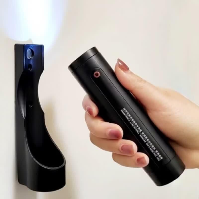 Hotel Room Wall-Mounted Emergency Flashlight