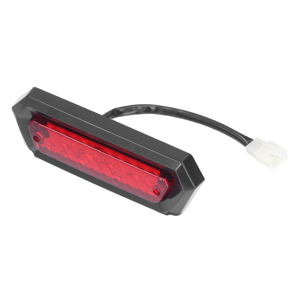 12V Brake Light 3 Wire Plug Red Reflective Lens Replacement for 50cc to 125cc Chinese ATVs Quads Go