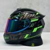 High-Definition Graphic Dynamic Dual R Full Face Motorcycle Helmet for Men Women City Commuting with Unique Artistic Designs