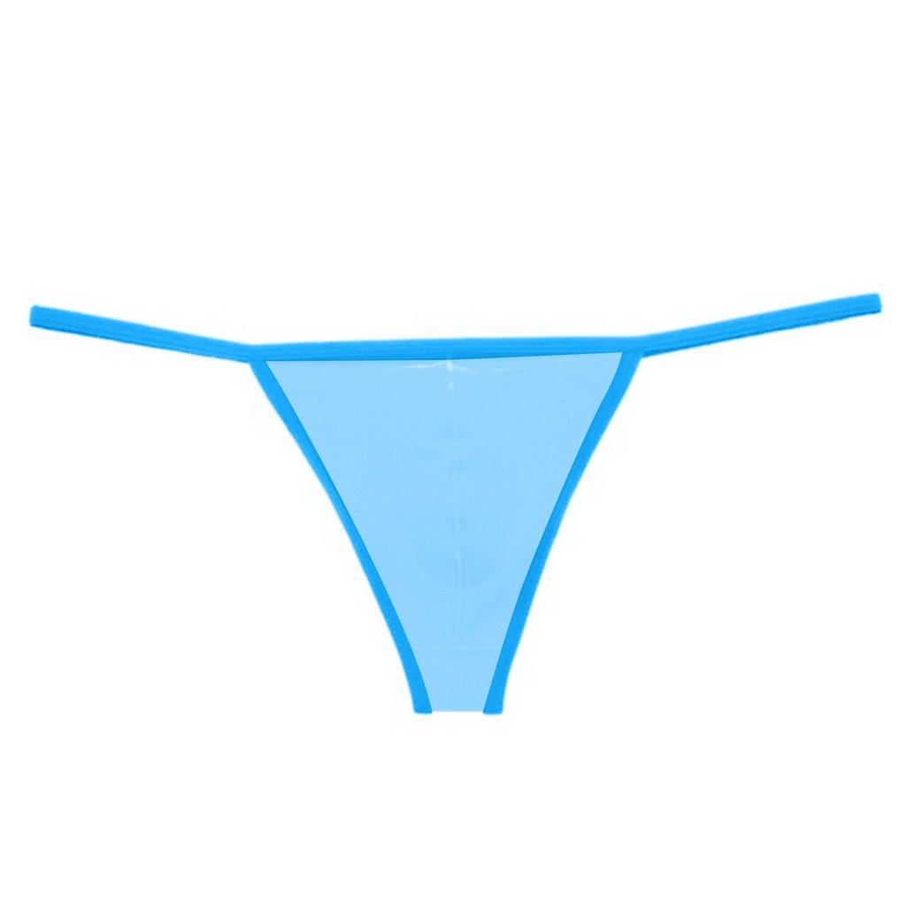 Open Back Mens Underpants Low Waist Briefs G-string Thong Underwear
