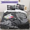 Custom Name Mr. Puzzles Smg4 Bedding,Quilt Set Quilt Cover Pillowcase Home Birthday Gift(1 * Duvet Cover + 2 * Pillowcase, Without Core)_xia