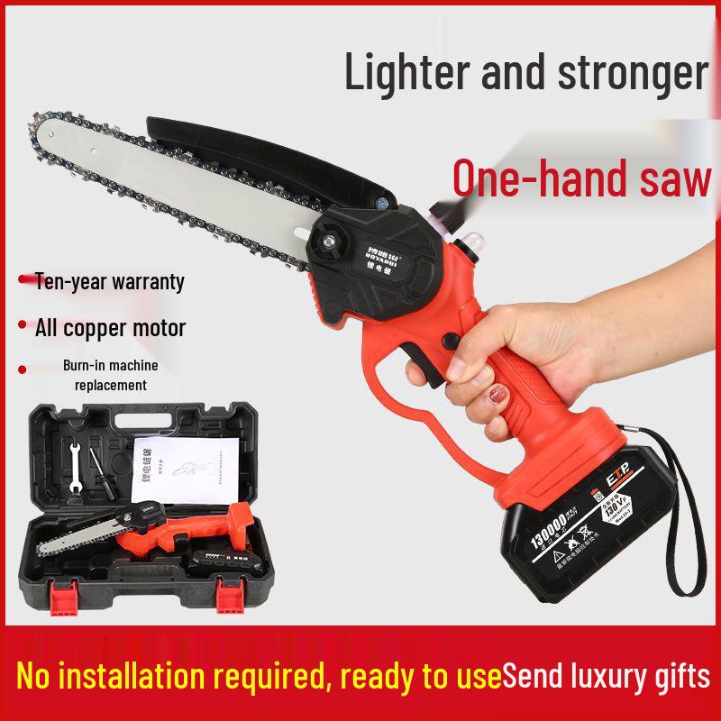 High-Power Lithium Electric Pruning Saw, Multi-Functional for Home Use and Ideal for Middle-Aged & Elderly Users