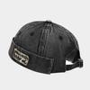 Vintage Denim Bucket Hat With Embroidery And Leopard Print For Street Style Men Women