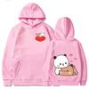 Men's Hoodie with Cute Bubu and Dudu Cartoon Prints - Autumn/Winter Harajuku Style Fashionable Casual Hip Hop Top