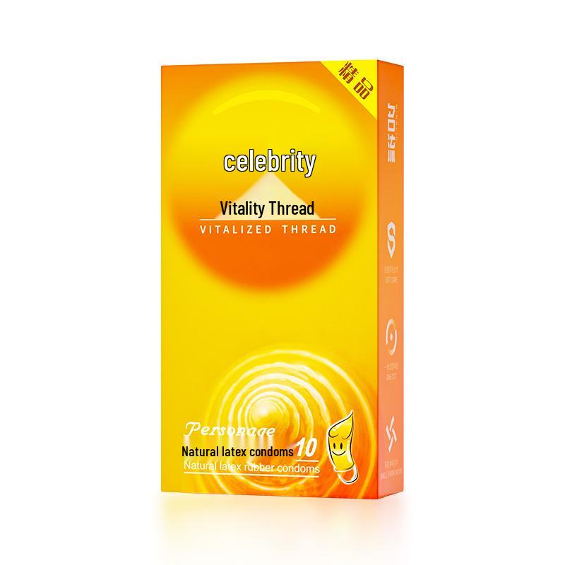 Celebrity Premium Hyaluronic Acid Ultra-Thin Dotted Ribbed Condoms