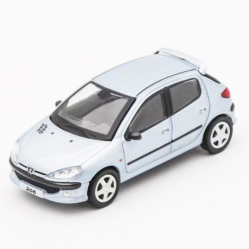 

1/64 206 Модель автомобиля Винтажный автомобиль Хэтчбек Литой автомобиль Коллекция игрушечных автомобилей Station Vehicle Подарок для взрослых с витриной