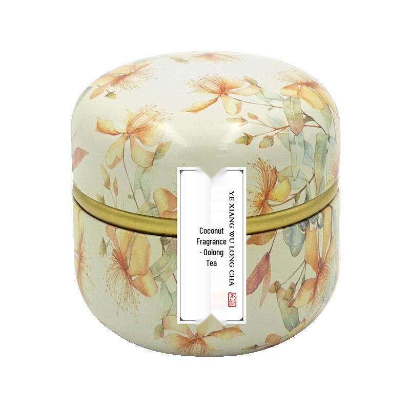 Goddess Festival Gift Box: Peach Osmanthus Oolong & Rose Black Tea in Small Iron Cans