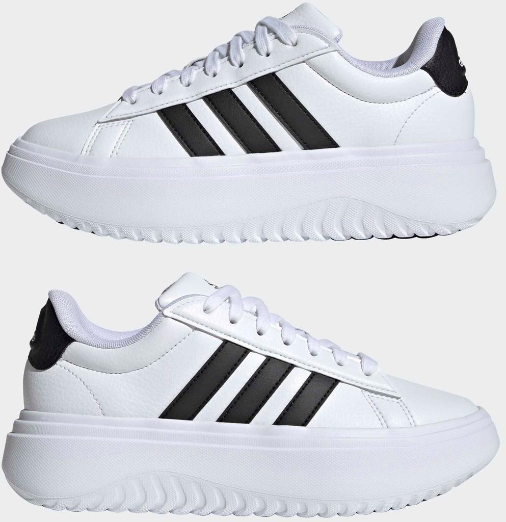 Кроссовки Adidas Grand Court Platform (IE1092) облачный белый/ядерный черный/ядерный черный