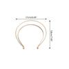 Smooth Metal Headbands Women Hair DIY Craft Blank Thin Steel Wire Frame Hairband
