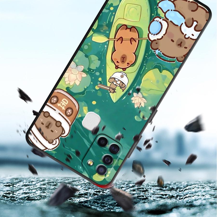 Hülle für Samsung Galaxy A16 A40 A17 A05 A06 A04 A70 A50 A13 A20 A12 A15 Funda Handyhülle Niedliches Capybara