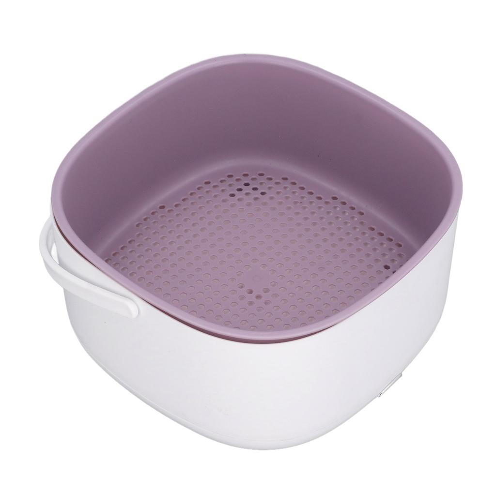 Fruit and Vegetable Washing Machine Double Layer Efficient Time Saving Multifunctional Electric Vegetable Washing Basket