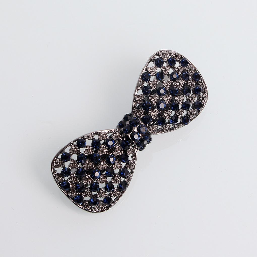 Damen Tinkerbell Schleife Haarnadel Zirkonia Dekoration Punkt Nadel Haarnadel