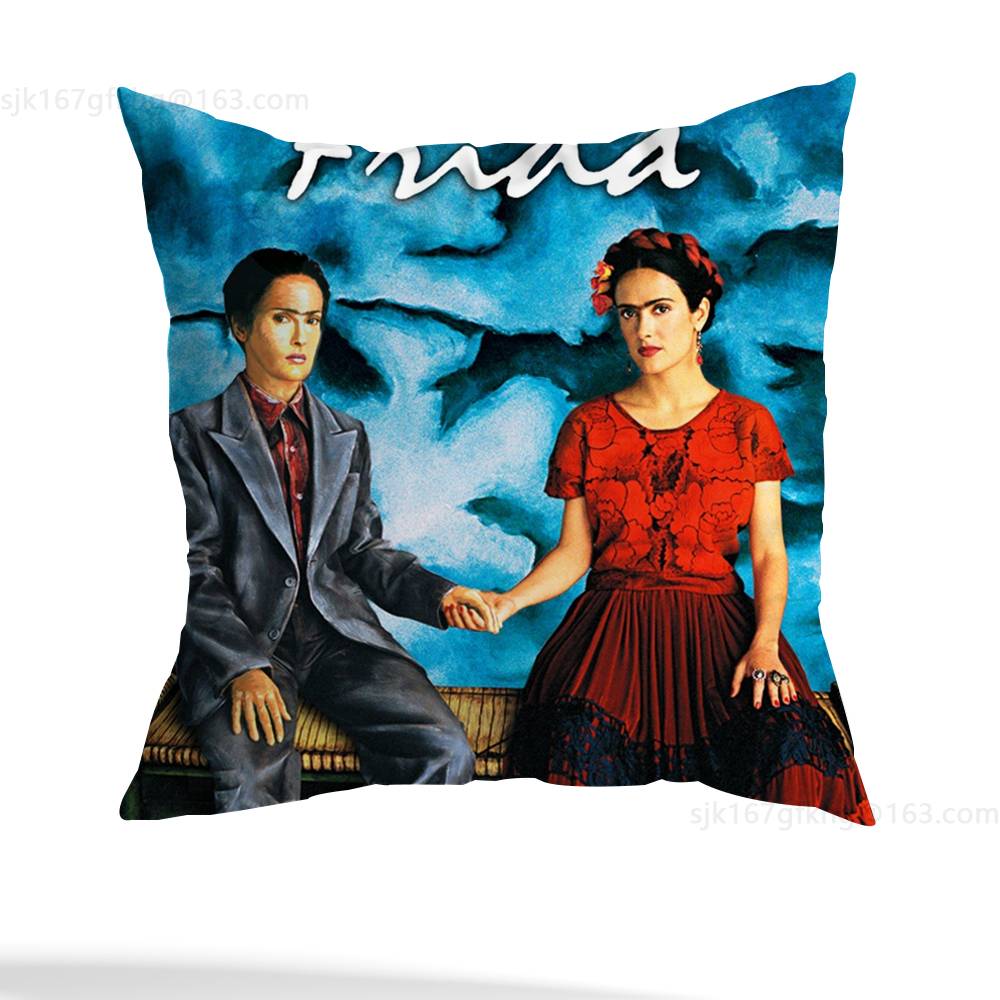 F-Frida K-K Donna Arte Federa Federa Soggiorno Divano Copricuscino Adatto Per Casa Camera da Letto Decorazione Stanza