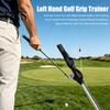 Golf Grip Trainer for Left & Right-Handed Golfers, Training Aid Correct Hand Positioning, Improve Swing Consistency, Muscle Memory, Club Attachment