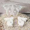 Silicone Bunny Mould Silicone Mold Art Crafts Tools Non-stick Handmade Soap Moulds Creative Silicone Mold Art Crafts Tools For