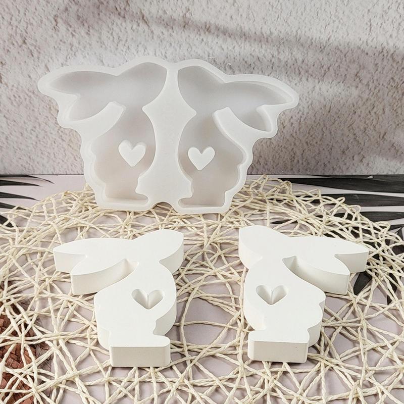 Silicone Bunny Mould Silicone Mold Art Crafts Tools Non-stick Handmade Soap Moulds Creative Silicone Mold Art Crafts Tools For