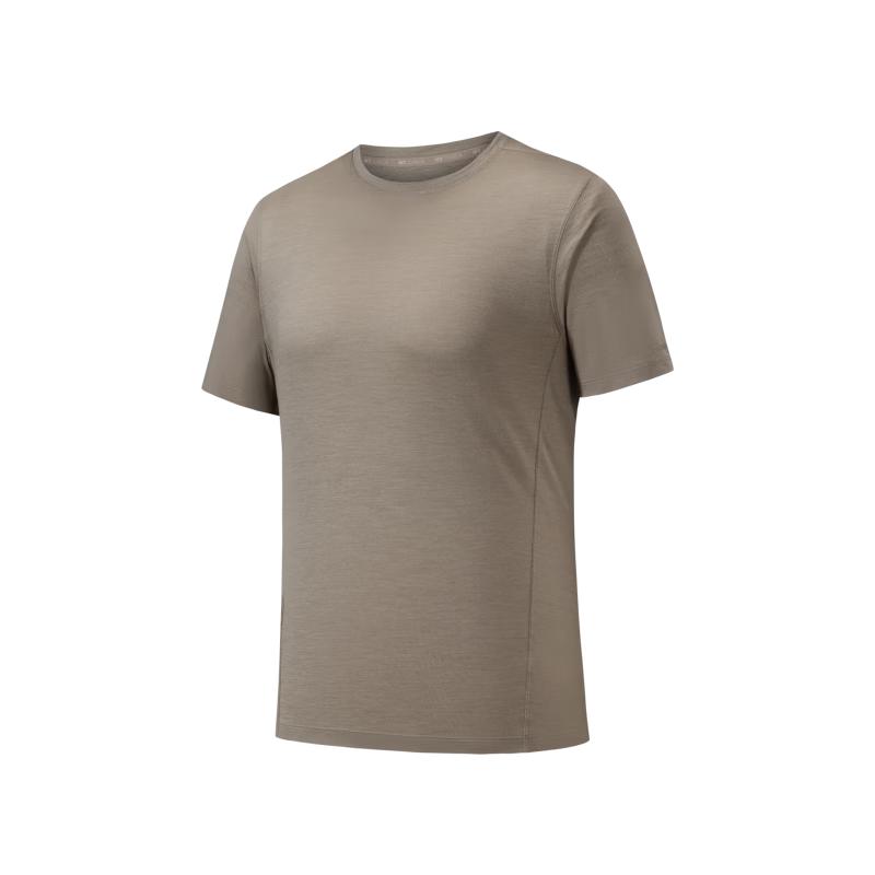 Anta Champion Men's Wool Blend Hiking Quick-Dry Short Sleeve T-Shirt