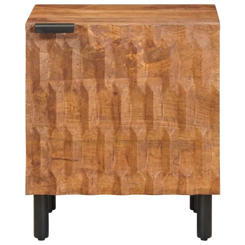 Nightstand Brown 40 x 33 x 46 cm Solid Mango Wood