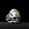 Men's Retro Punk Hand Jewelry Cross Skull Men's Ring