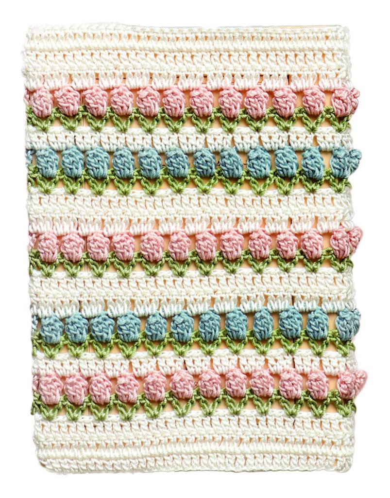 Olympus Knitting Kit Tulip Book Cover (Uses 10g Emmy Grande Colors) EG-135