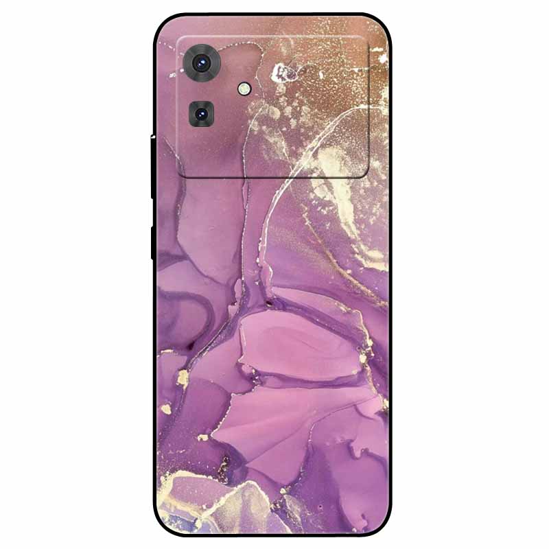 For Cubot Note 21 Case Flower Marble Silicon TPU Soft Phone Bag Cover for CUBOT Note 21 2023 COOL Printing Fundas for Note21