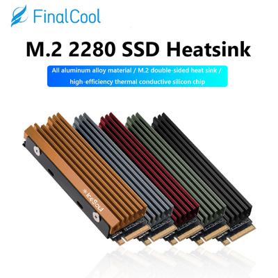M.2 SSD NVMe Heat Sink Radiator For NVME NGFF M2 2280 Solid State Hard Disk Aluminum Alloy Cooling Heatsink with Thermal Pad