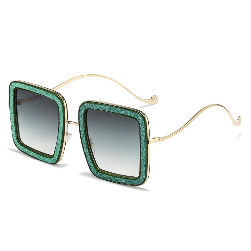 Square Sunglasses European And American Personality Internet Celebrity Versatile Box Glasses Personality Sunglasses Women