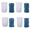 3D Letter Relief Cylindrical Candle Silicone Mold Creative  Artistic Design Relief Resin Mould DIY Craft Home Decor