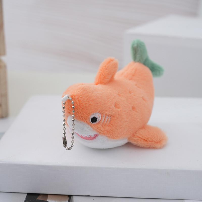 Entzückende 13cm Plüsch-Hai-Puppe Niedliches Cartoon-Design Weiche PP-Baumwollfüllung Perfekt für Paargeschenke