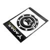 Black Rubber Motorcycle Tank Sticker Scratch Protection And Stylish Upgrade Gas Tank Sticker For Multiple Model
