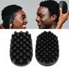 Large Dense Teeth Twist Styler Brush Professional Rubber Curling Hair Brush  For Black Men