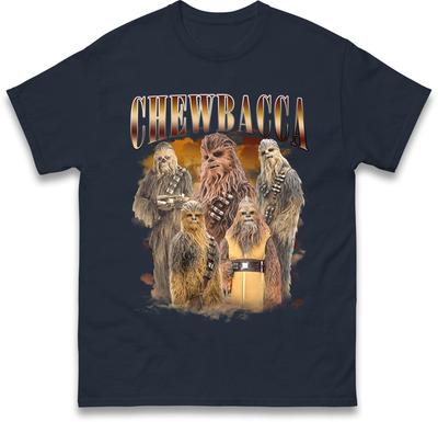 Chewbacca Star Wars Bootleg Herren T-Shirt Damen Oberteile T-Shirts