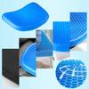 Yousheng Gel Seat Cushion for Long Sitting Honeycomb Design Breathable Seat Cushion Chair Cushion for Hip Pain Relief Home Office Car Use