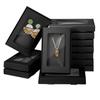 10Pcs Window Folding Paper Box For Kraft Paper Postcard Photo Frame Holiday Greeting Card Candy Biscuit Packing Box