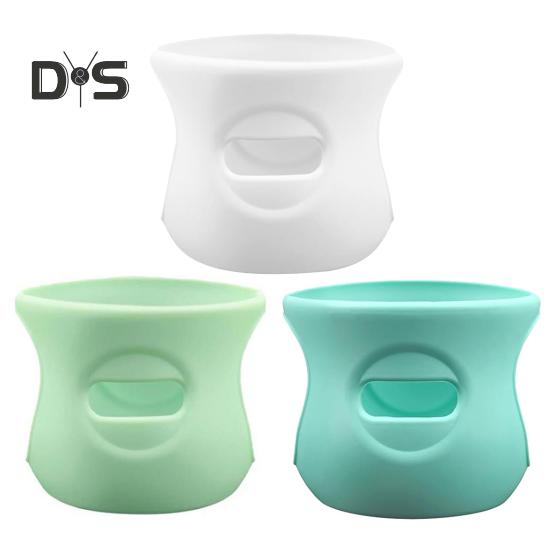 

3 шт. силиконовый чехол для стеклянной детской бутылочки, противоударный держатель для детской бутылочки, чехол для молочной бутылки объемом 4 унции/8 унций S A