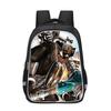 Kids School Backpack Boys Girls - Lightweight Ergonomic Design With Reflective Safety Stripes Oxford Fabric Cartoon Print