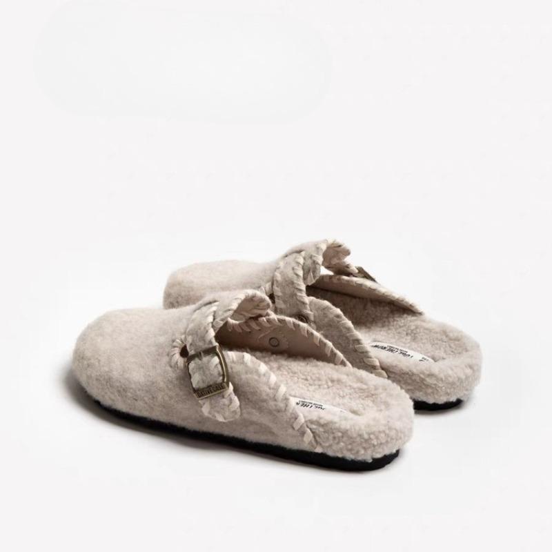 Half-slipper, Flip-top, New Women's Thick-soled One-foot Shoes
