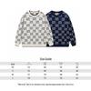 Unisex Light Luxury G-Print Round Neck Pullover Sweater