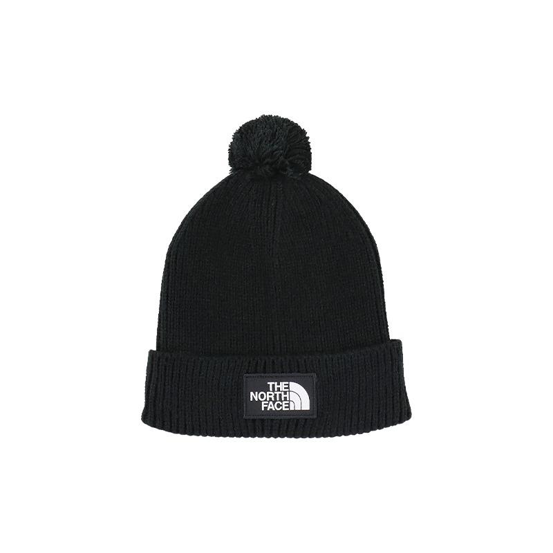 The North Face Classic Logo Wool Hat Unisex Black acrylic eaves black NF0A3FN3JK3
