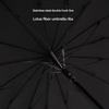 16 Bone Long Wooden Handle Windproof Retro Straight Umbrella Men's Large Reinforced Thickened Strong Business Gift Golf Umbrella