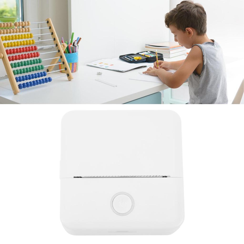 Přenosná termotiskárna Bezinkoustová   Tiskárna s aplikací pro fotky Retro   Fotky Účtenky Poznámky Seznamy Štítky Memo QR   X33