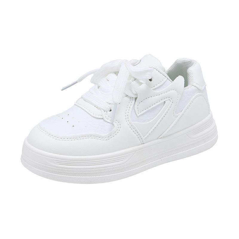 Niche 2025 Trendy Women's Thick-Soled White Skate Shoes - Versatile Casual for Spring & Autumn