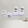 12Pcs Portable Shuttlecocks For Training Entertainment Plastic Training Ball Lightweight Badminton For Hitting Practice