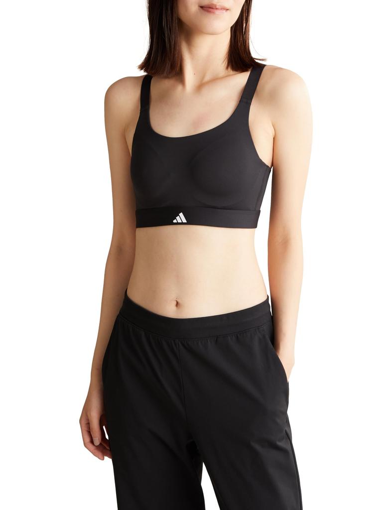 Adidas TLRD Impact Luxe Training High Support Sports Black Size AB Bra, Women's, IKV28, (IQ3349), J/M,