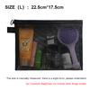 Neue Netz-Kosmetiktasche Tragbare Reißverschlusstaschen Federmäppchen Aufbewahrung Kulturbeutel Transparente Tasche Make-up-Taschen Damen