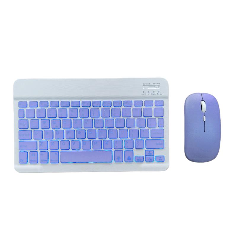 Universal Silent Rechargeable Bluetooth Keyboard for iPad, Mobile Phone, and Tablet