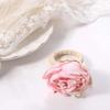 12PCS Multipurpose Plastic Simulation Rose Napkin Rings Romance Flower Napkin Holder Handmade Napkin Buckles Home Decoration