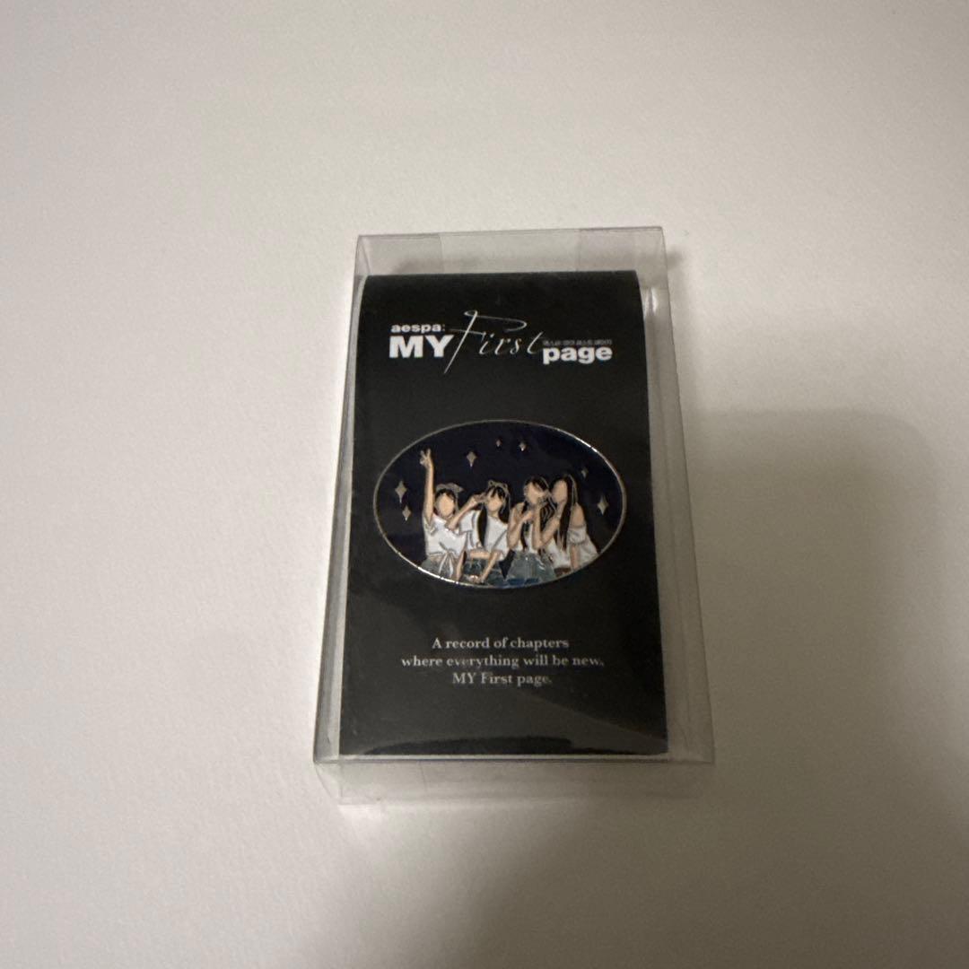 

[USED] aespa my first page pin badge Lakidro Md